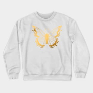 Gold Butterfly Crewneck Sweatshirt